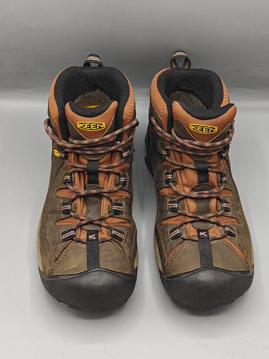 Keen Targhee II Mid Brown Leather Waterproof Lace Up Hiking Boot Men\'s 10 101326 main image 13